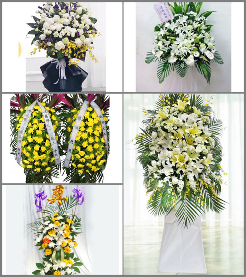 陕西咸阳市乾县王村镇白事花篮预定